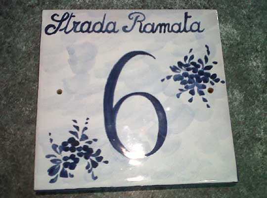 20x25 cm Antracite Targhe Personalizzate in ceramica Numero Civico Esterno con Indirizzo 20x25 cm Antracite Targhe Personalizzate in ceramica Numero Civico Esterno con Indirizzo